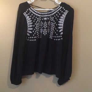 Forever 21 black blouse